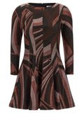 Emilio Pucci Bordeaux Polyamide Short Dress