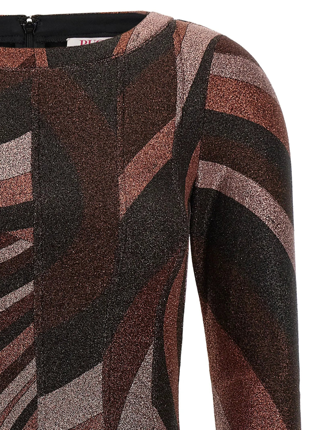 Emilio Pucci Bordeaux Polyamide Short Dress