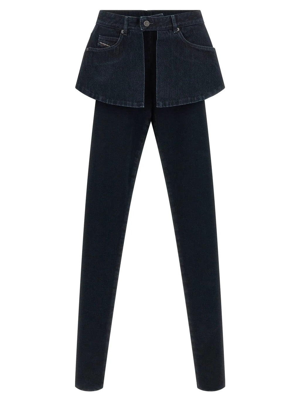 Jean skinny Diesel bleu en coton