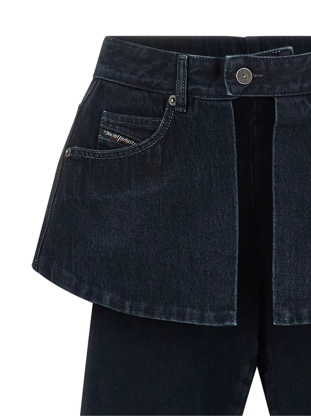 Jean skinny Diesel bleu en coton