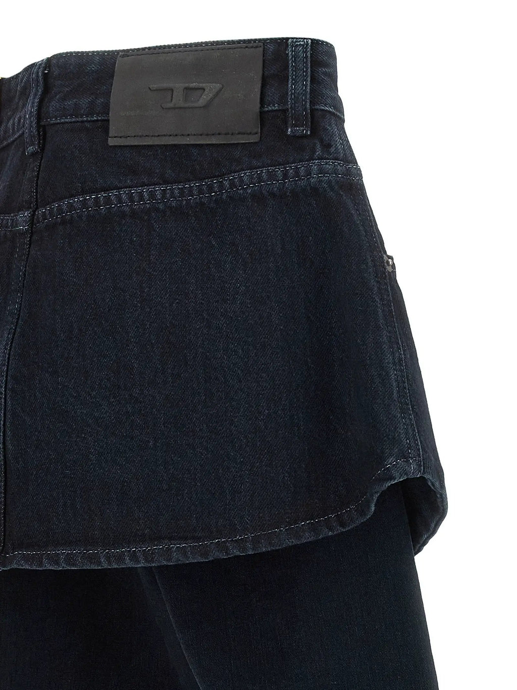Jean skinny Diesel bleu en coton