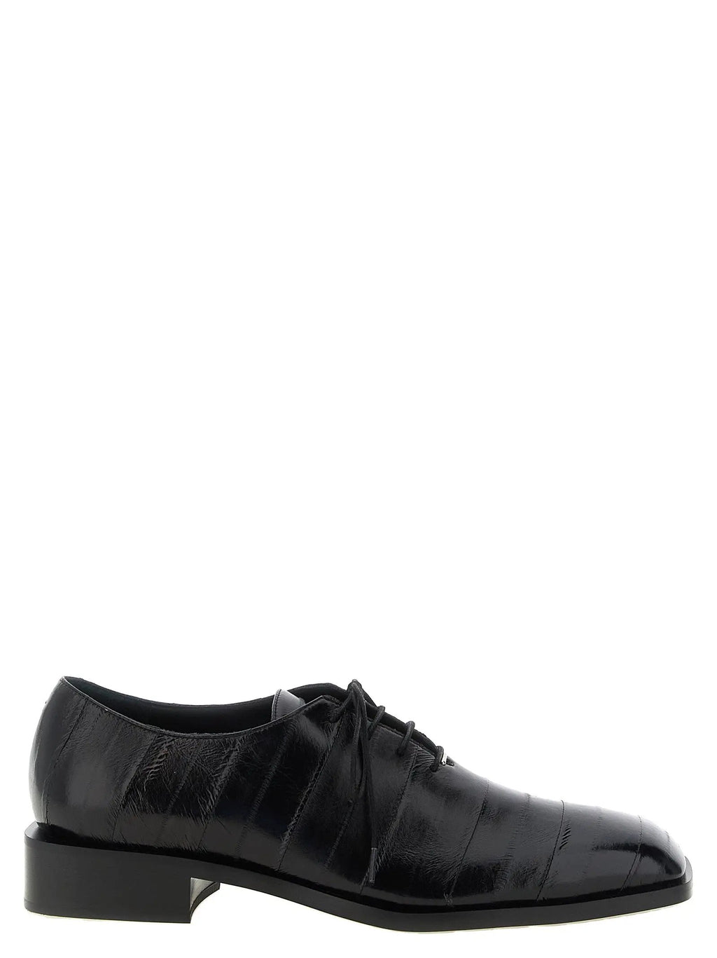 Giuseppe Zanotti Black Leather Oxfords And Derbies