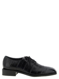 Giuseppe Zanotti Black Leather Oxfords And Derbies
