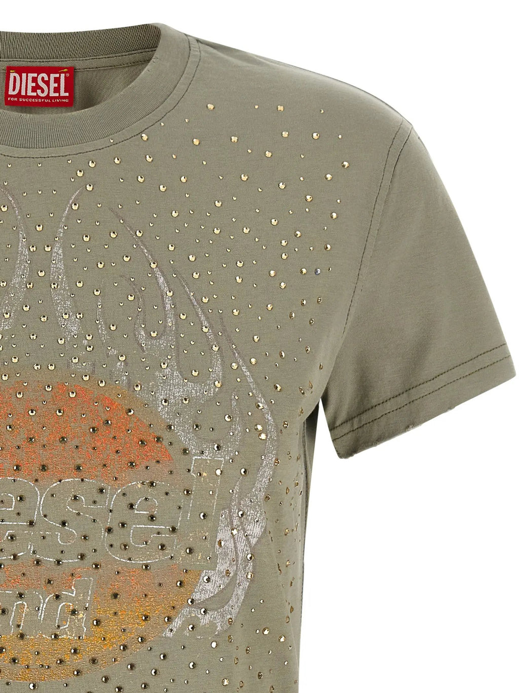Diesel Bicolor Cotton T-Shirt