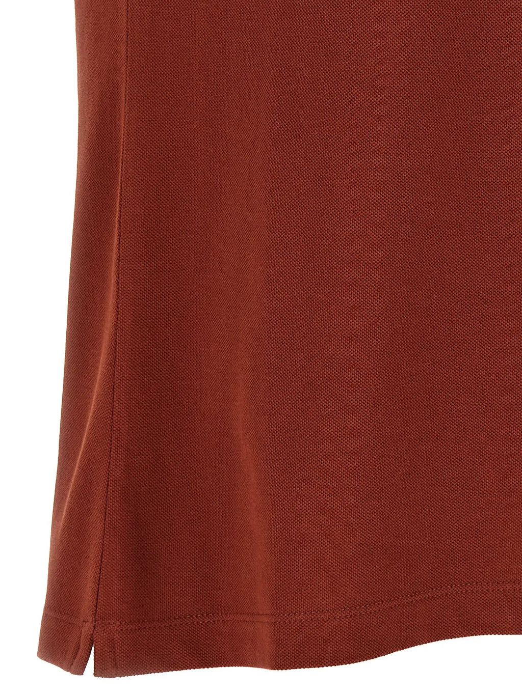 Polo Brunello Cucinelli en coton rouge