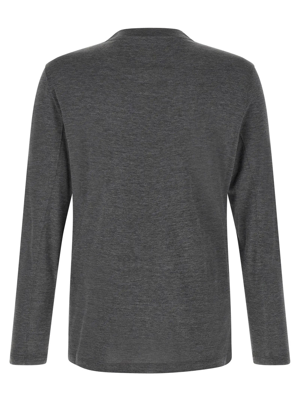 Brunello Cucinelli Gray Silk T-Shirt