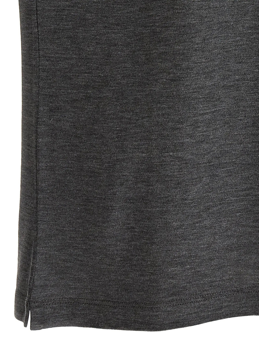 Brunello Cucinelli Gray Silk T-Shirt