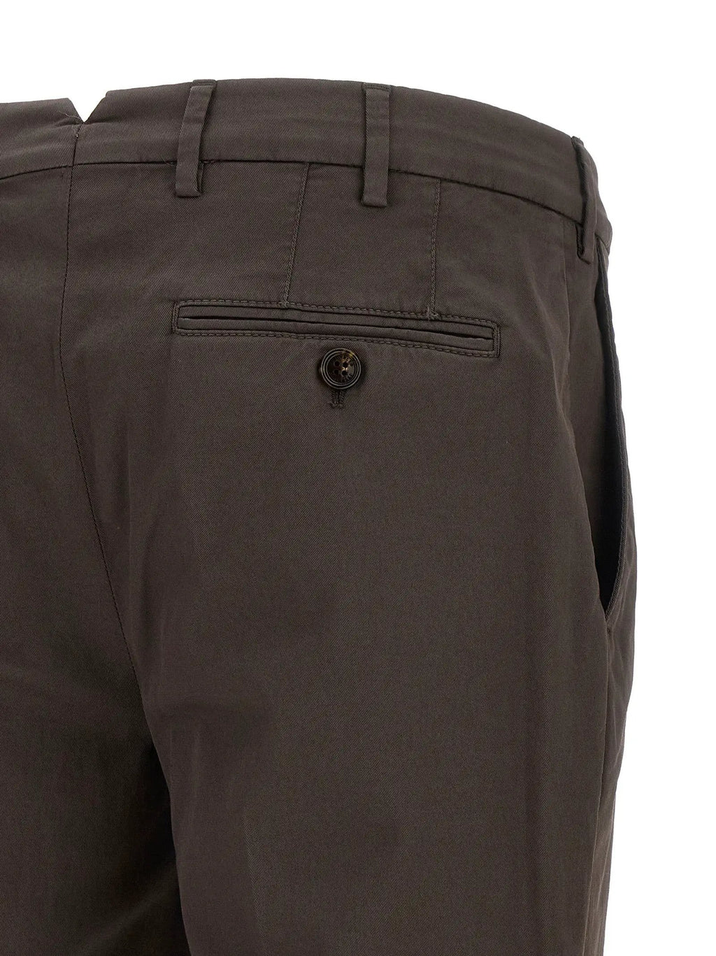 Brunello Cucinelli Brown Cotton Casual Pants