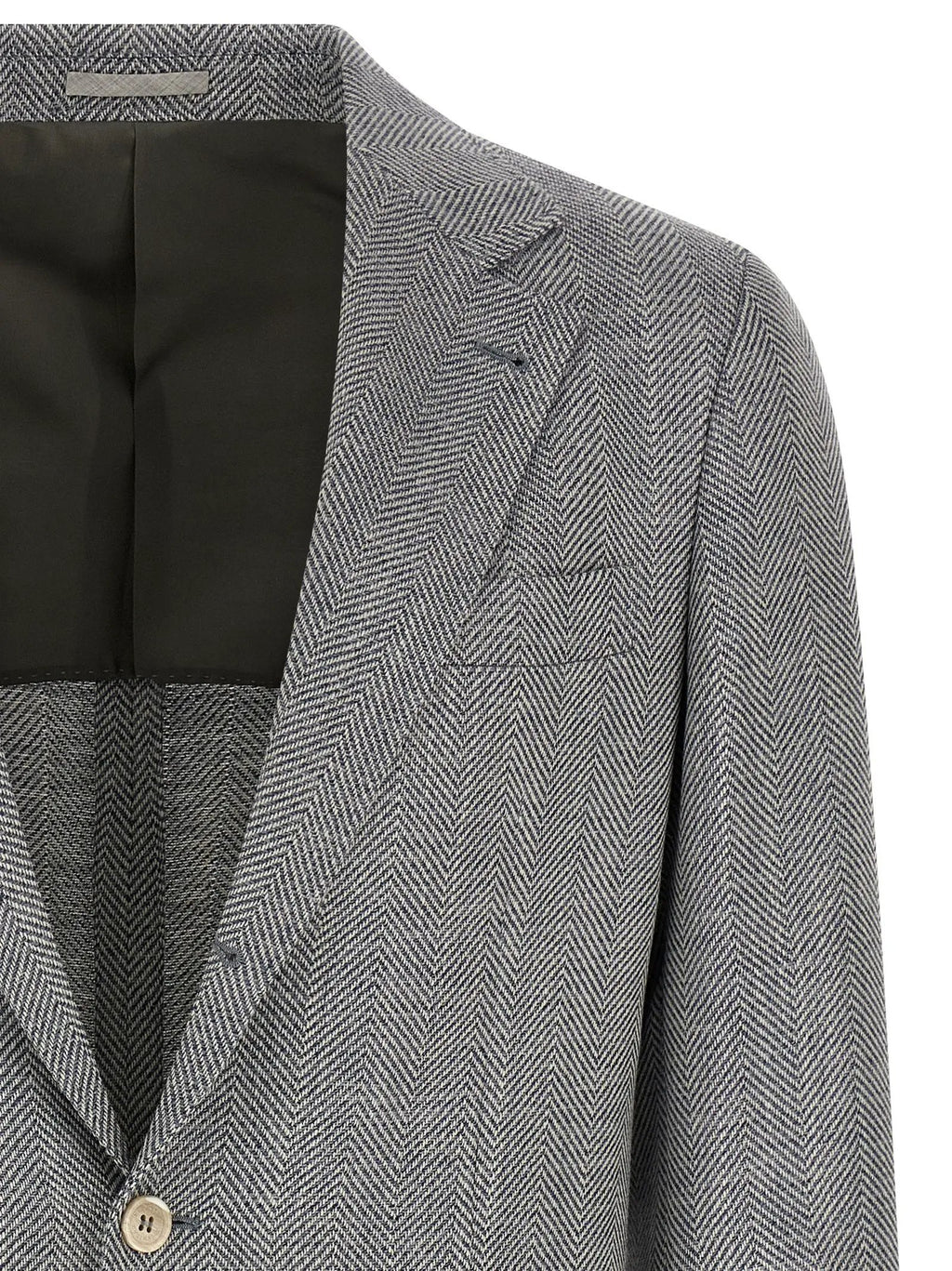 Brunello Cucinelli Gray Wool Blazer