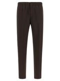 Lardini Brown Virgin Wool Casual Pants