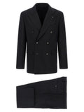 Lardini Blue Virgin Wool Two-Piece Suit