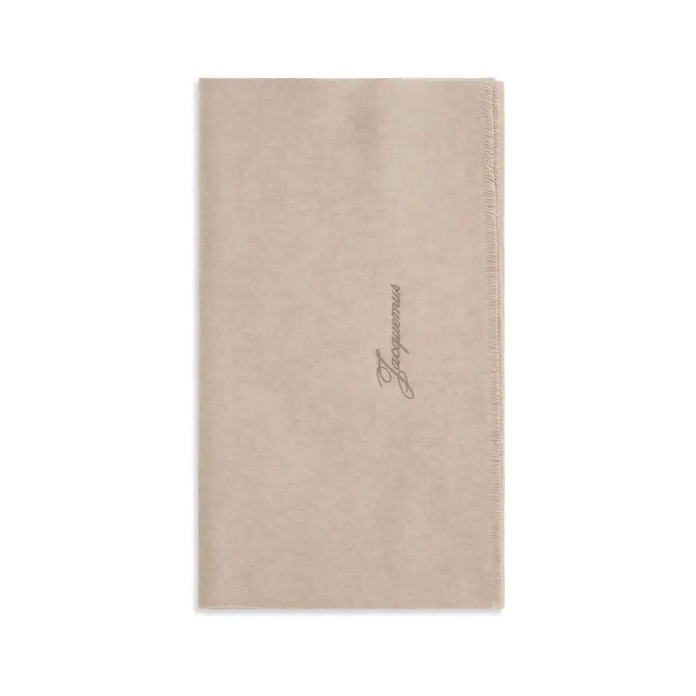 Jacquemus Beige Wool Oves Aries Scarf