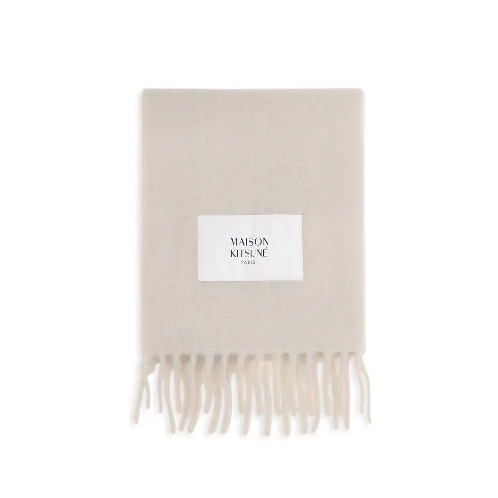 Maison Kitsuné Beige Polyamide Scarf