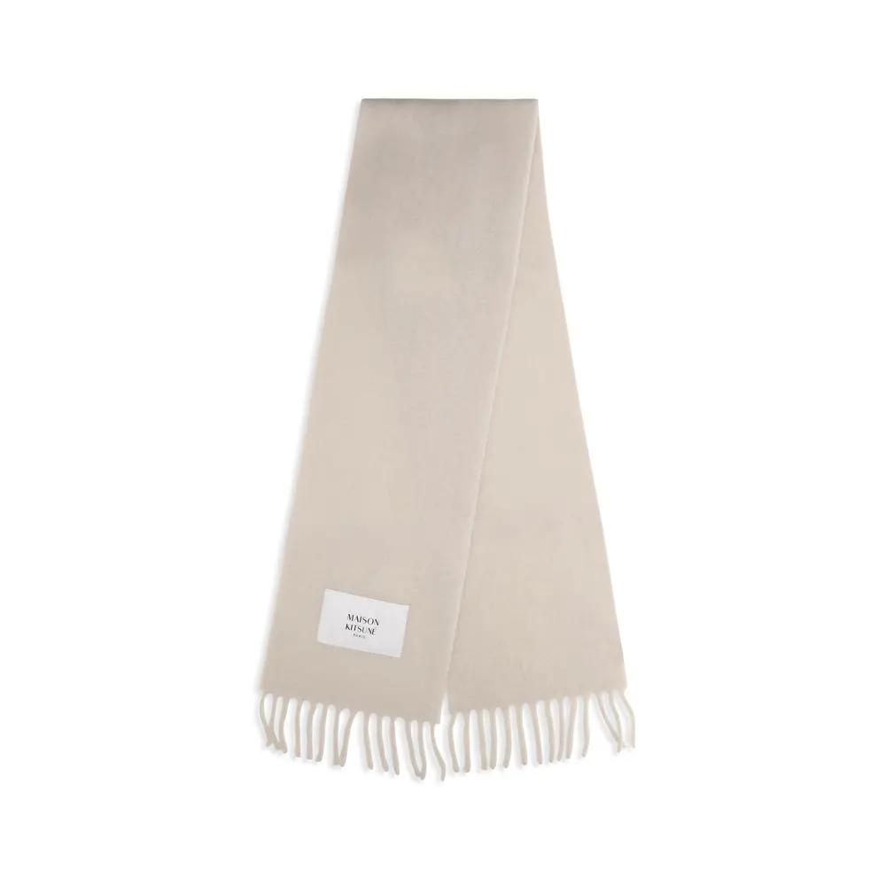 Maison Kitsuné Beige Polyamide Scarf