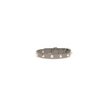 Valentino Garavani Valentino Garavani Gray Calf Leather Bos Taurus Bracelet