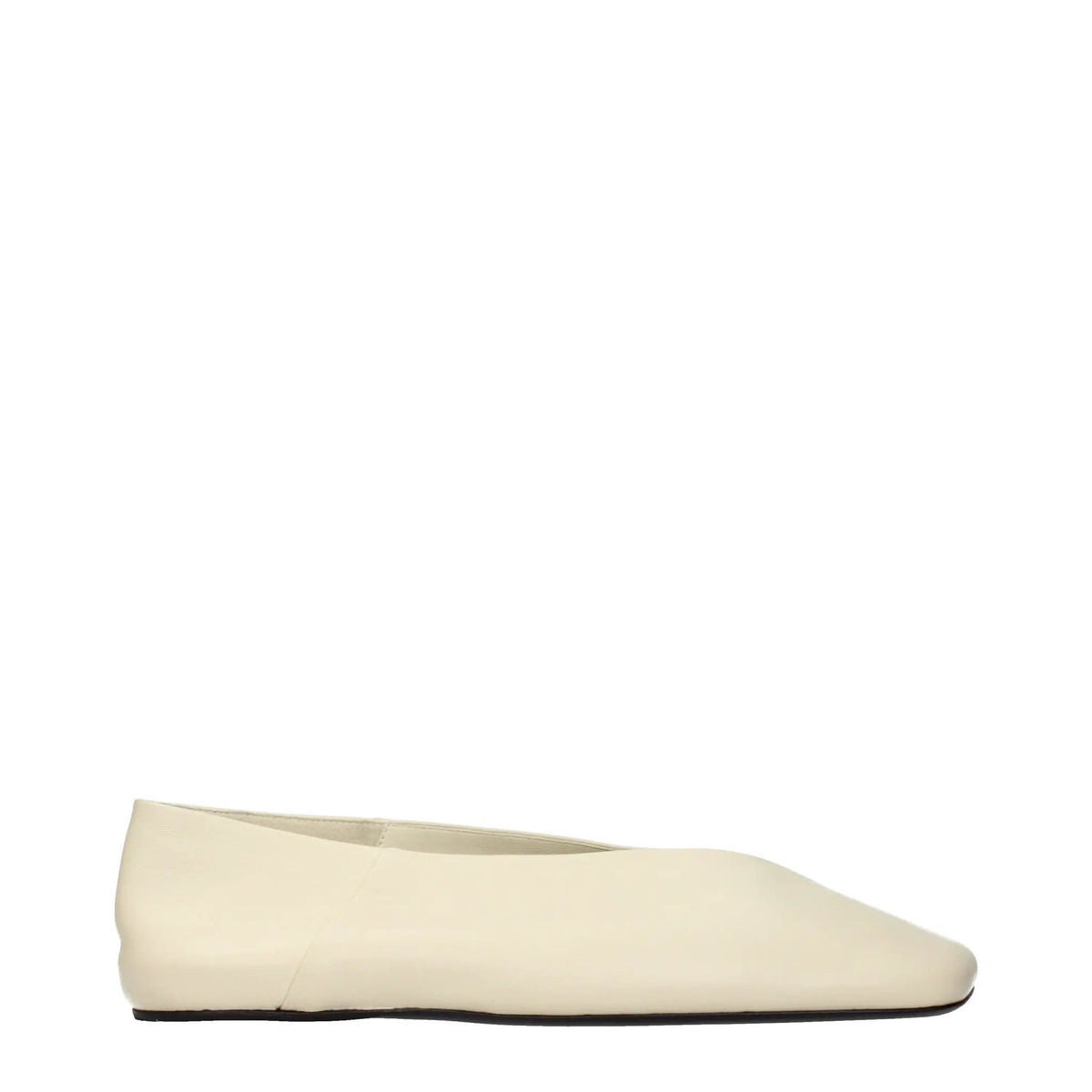 Ballerines Jil Sander en cuir beige