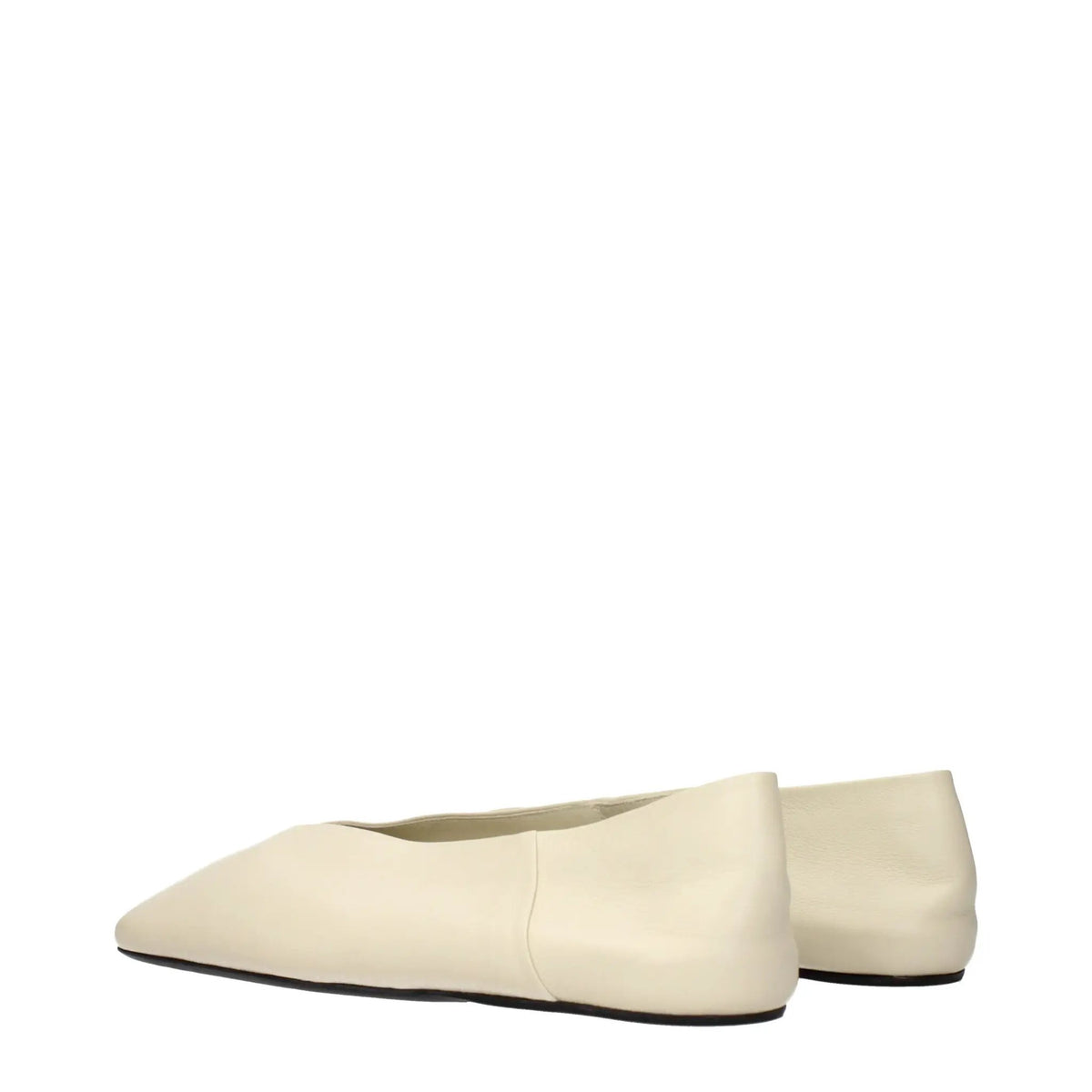 Ballerines Jil Sander en cuir beige