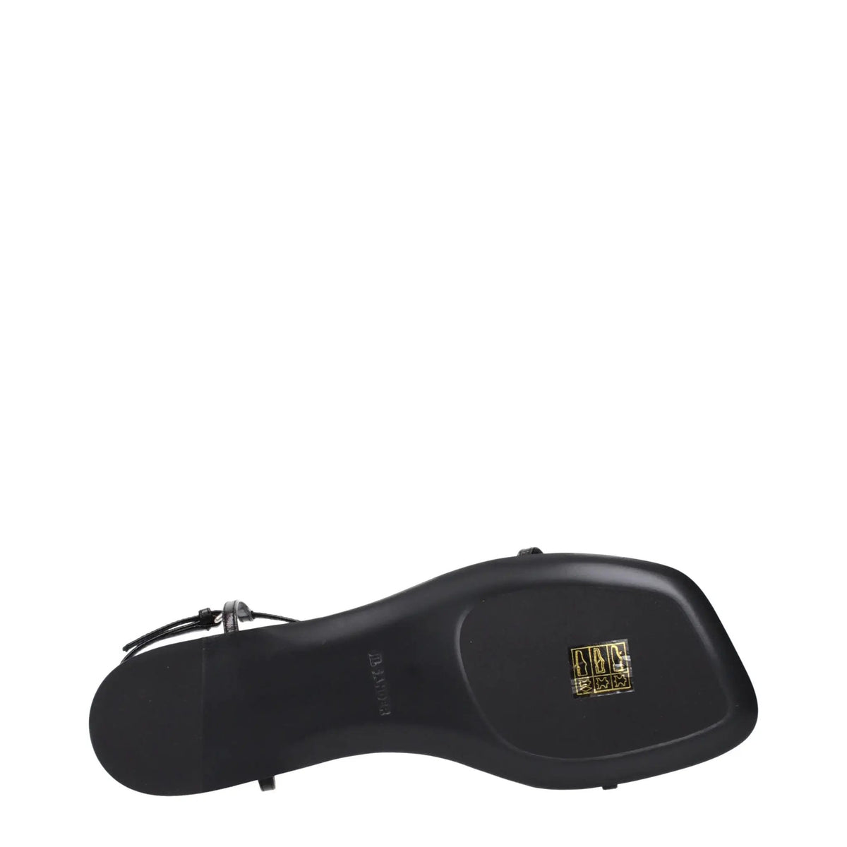 Jil Sander Black Leather Flip-Flop Sandals