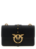 PINKO Black Calfskin Crossbody Bag