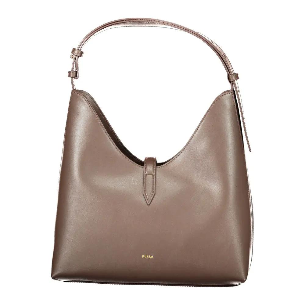 Furla Brown Leather Handbag
