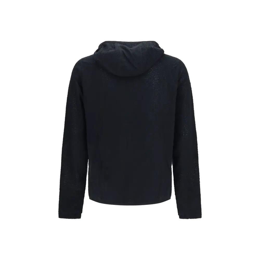 ROA Black Polyester Sweatshirt