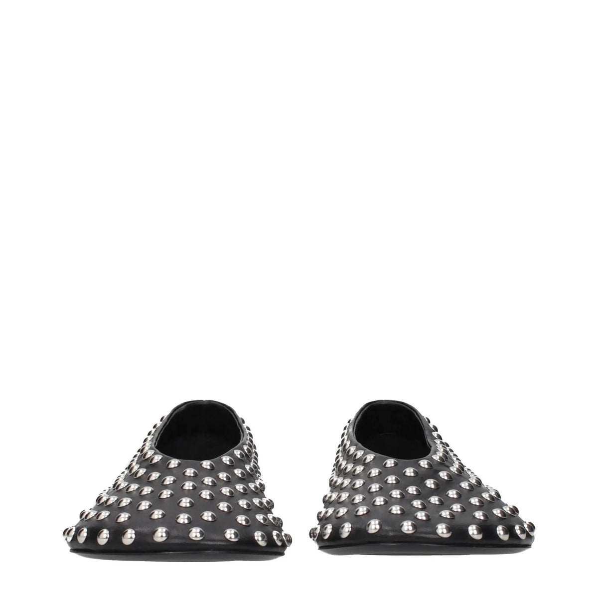 Jil Sander Black Leather Ballet Flats