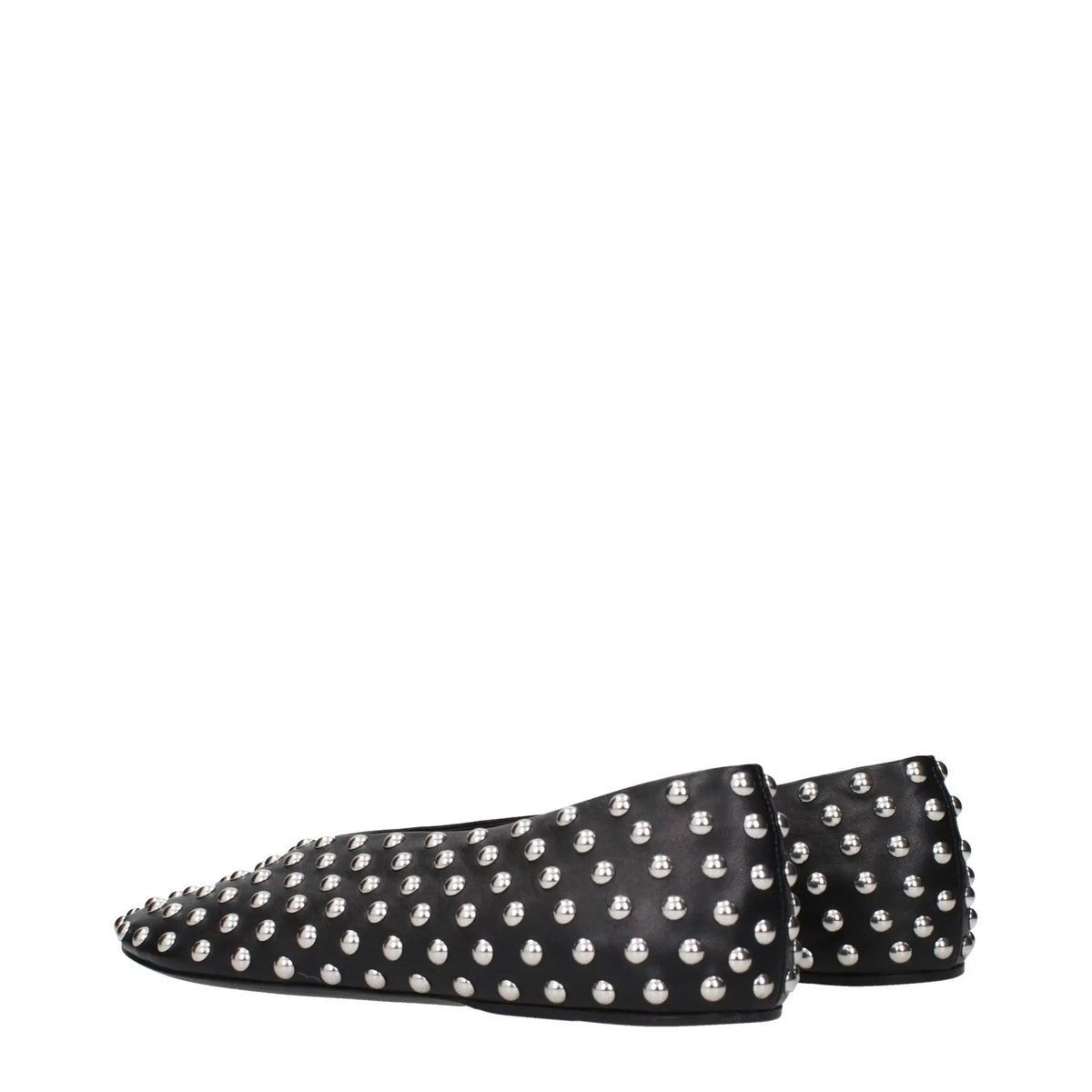 Jil Sander Black Leather Ballet Flats