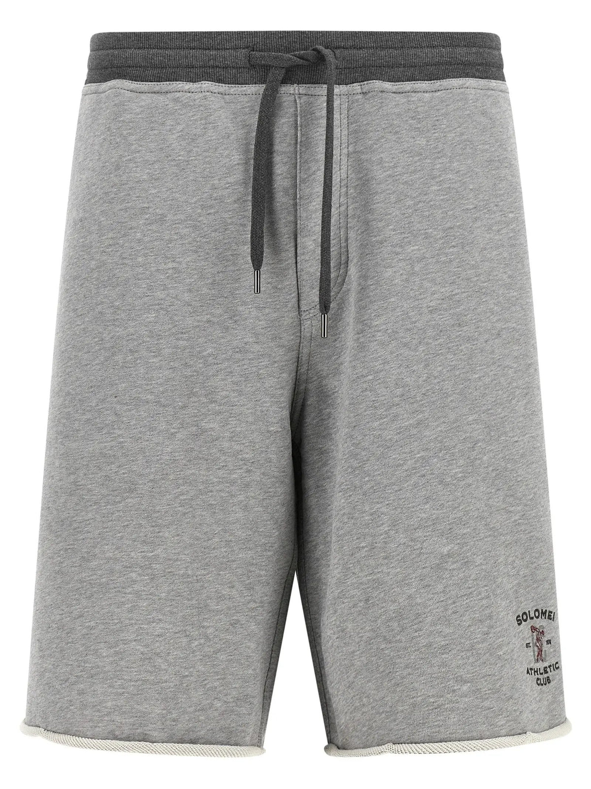 Brunello Cucinelli Gray Cotton Bermuda Shorts