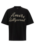 T-shirt en coton noir Amiri