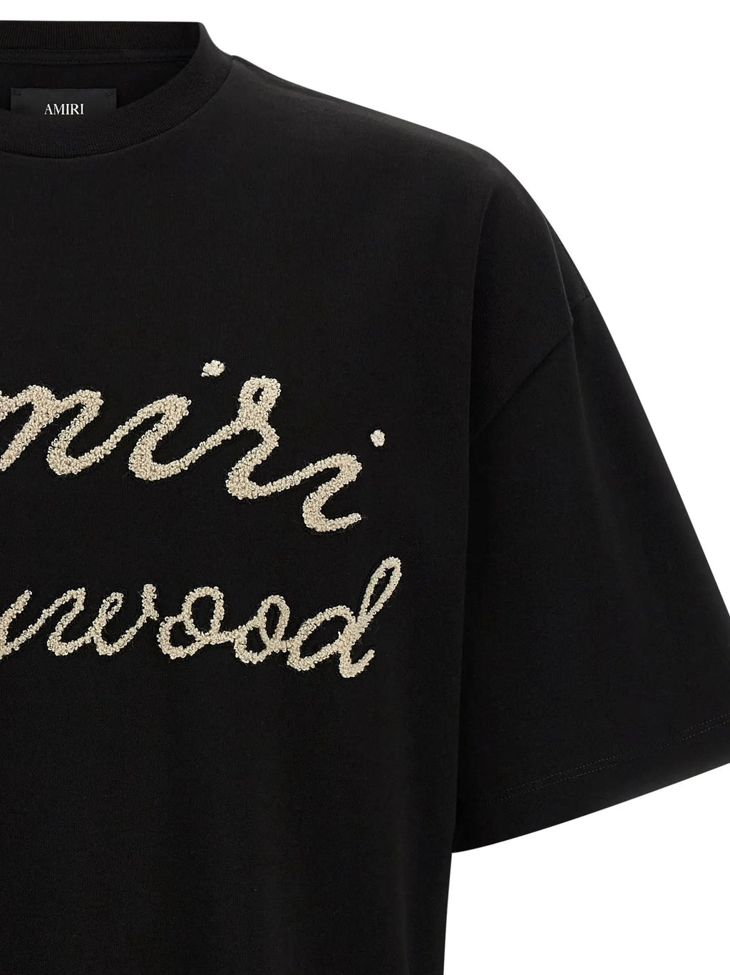 T-shirt en coton noir Amiri