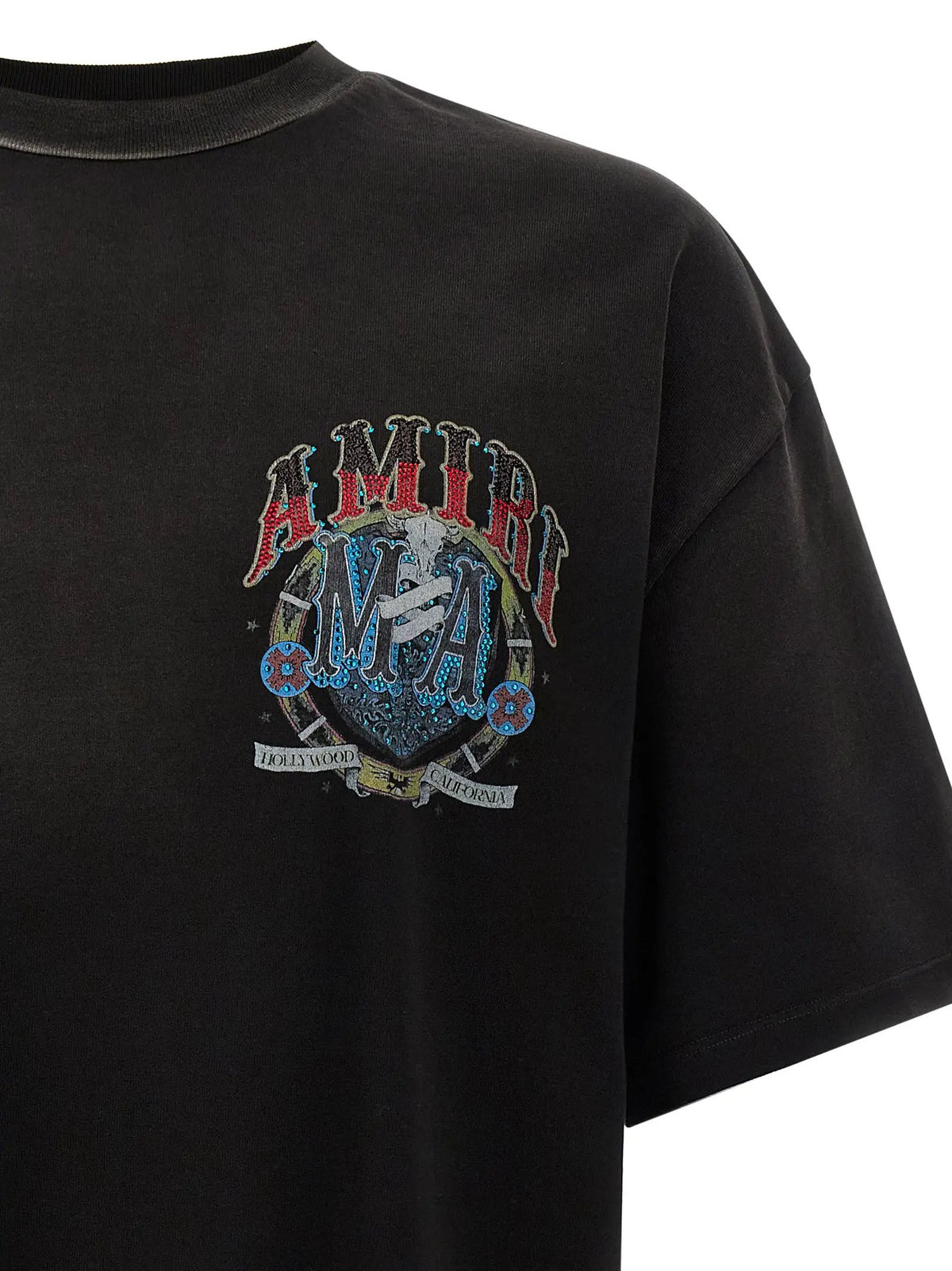 Amiri Black Cotton T-Shirt