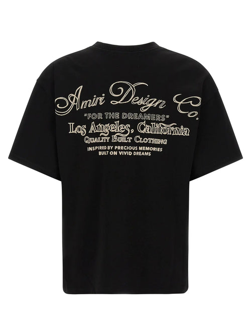 Amiri Black Cotton T-Shirt