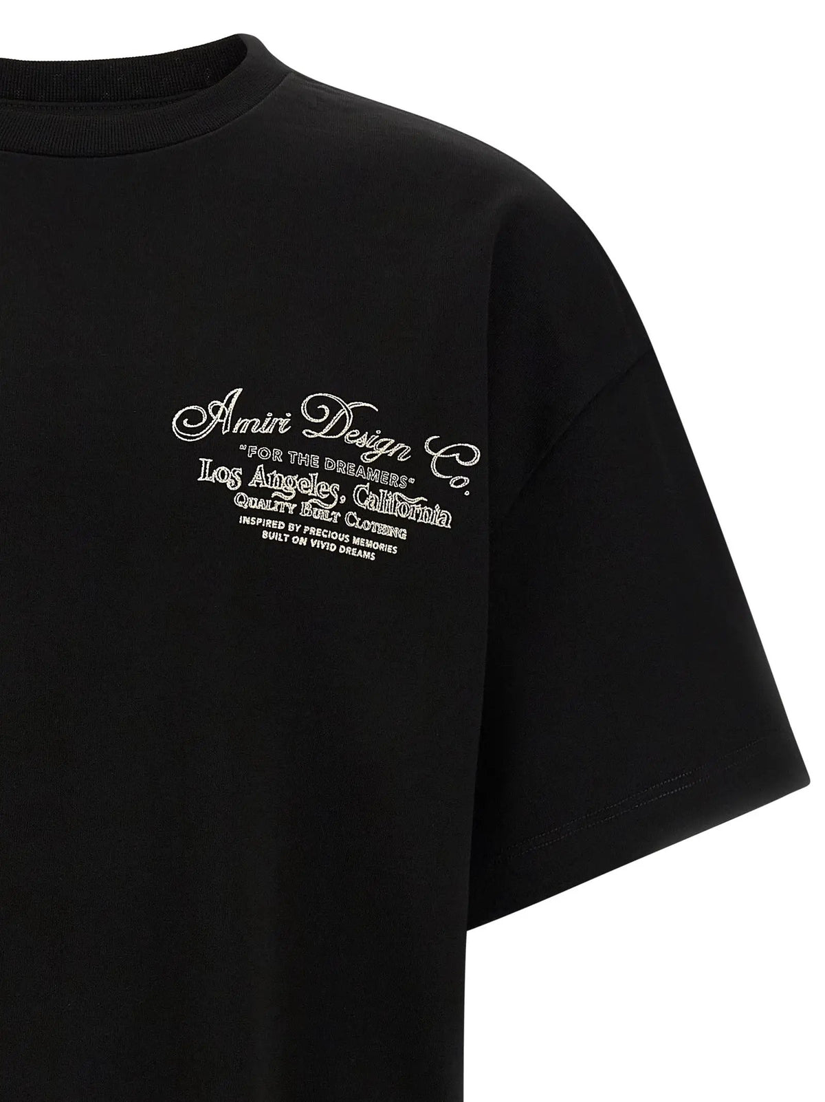 Amiri Black Cotton T-Shirt
