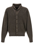 Jacquemus Brown Merino Wool Cardigan