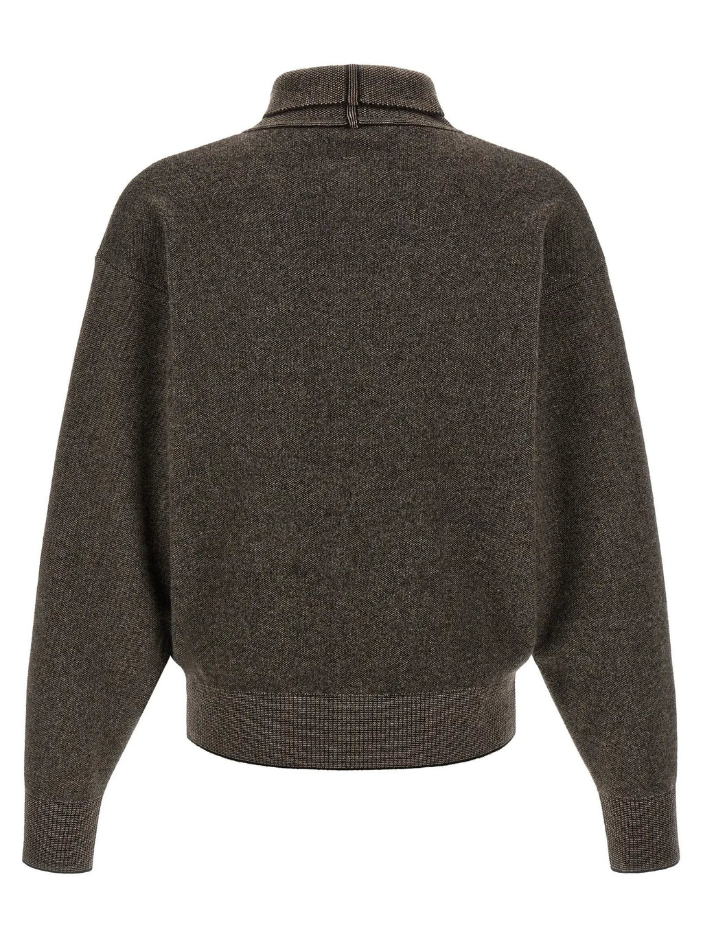 Jacquemus Brown Merino Wool Cardigan