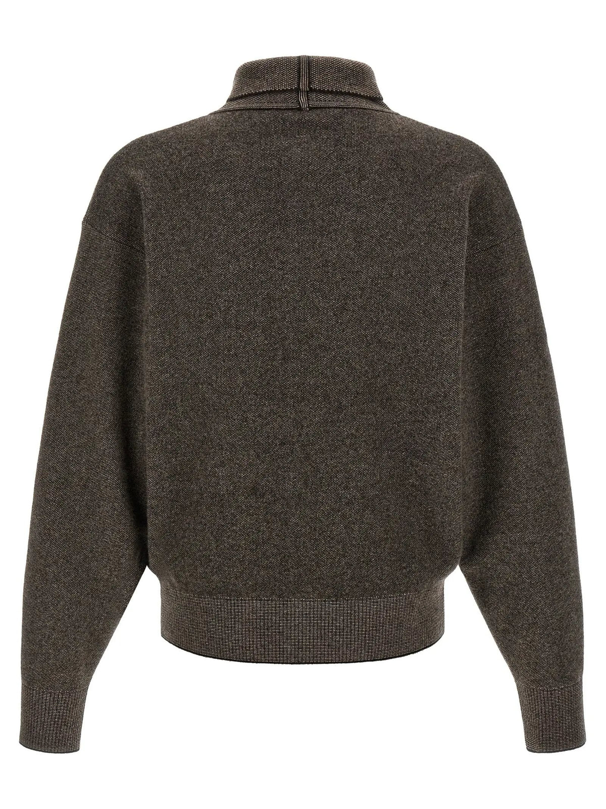 Jacquemus Brown Merino Wool Cardigan