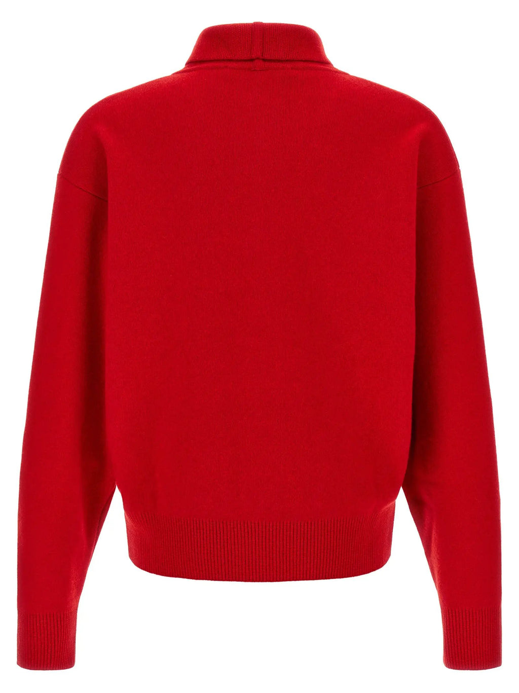 Jacquemus Red Merino Wool Cardigan