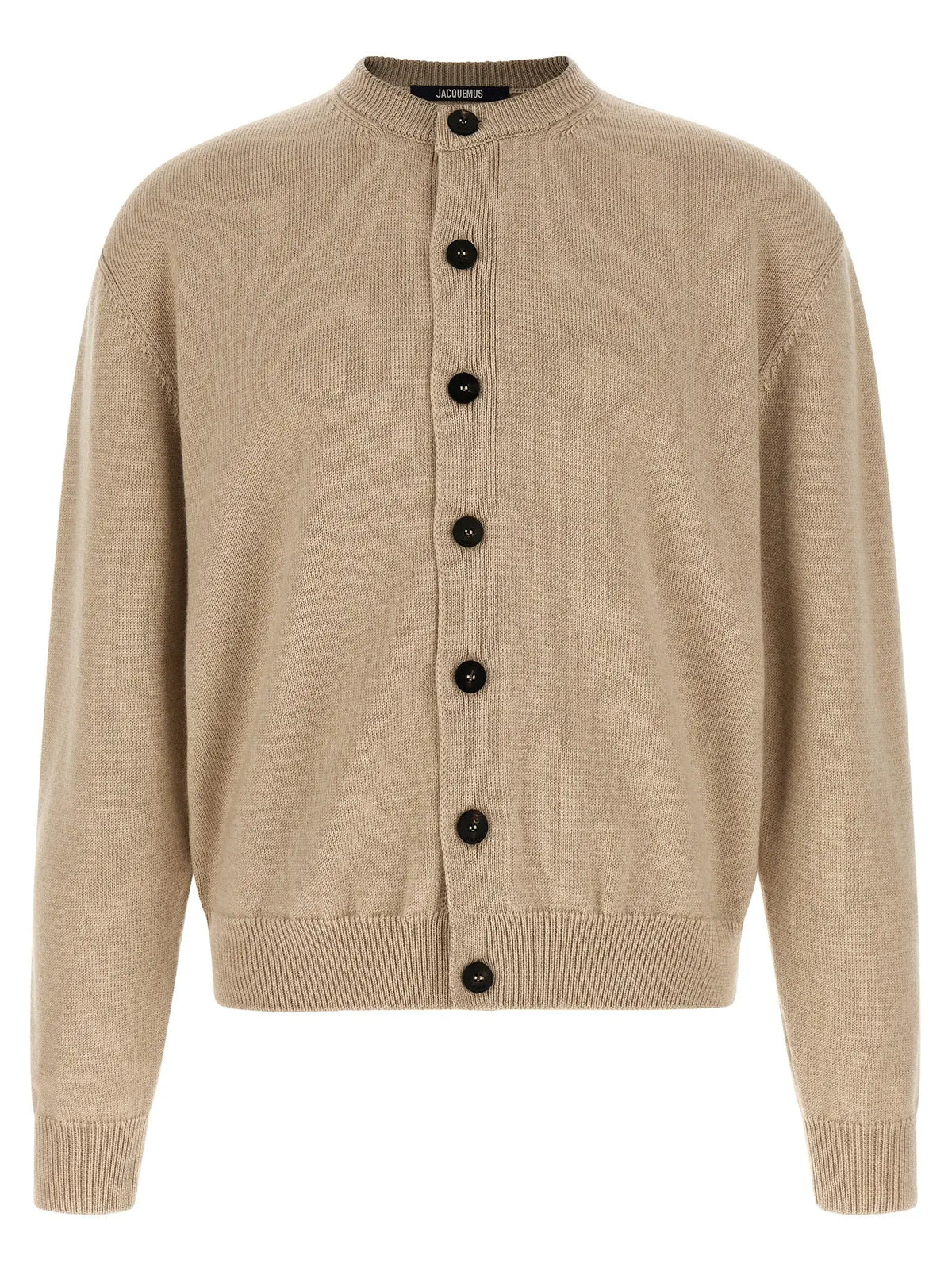 Jacquemus Beige Merino Wool Cardigan