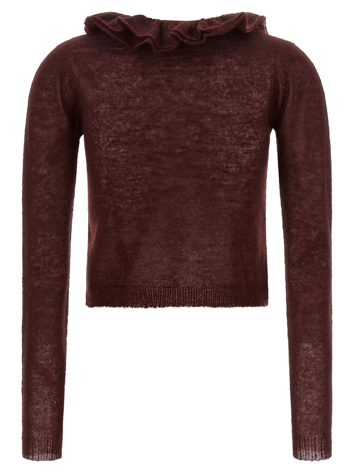 Alberta Ferretti Gilet en polyamide bordeaux