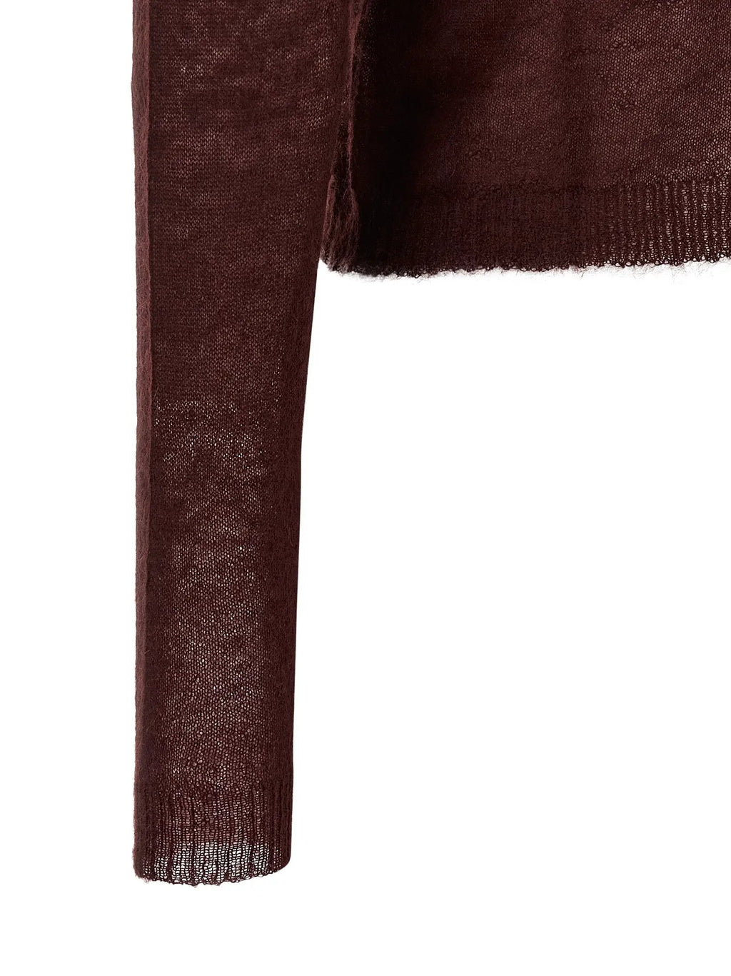 Alberta Ferretti Gilet en polyamide bordeaux