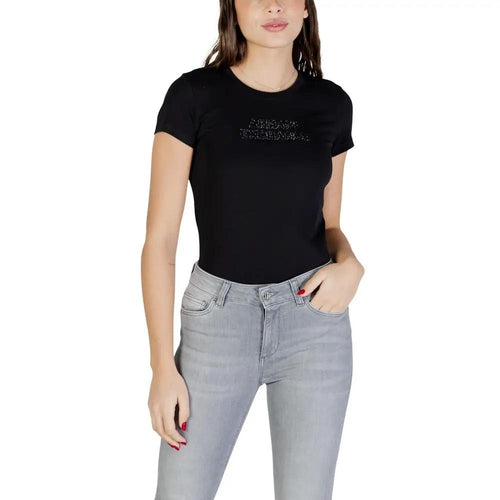 Armani Exchange Armani Exchange Black Cotton T-Shirt
