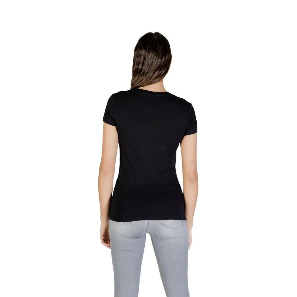 Armani Exchange Armani Exchange Black Cotton T-Shirt