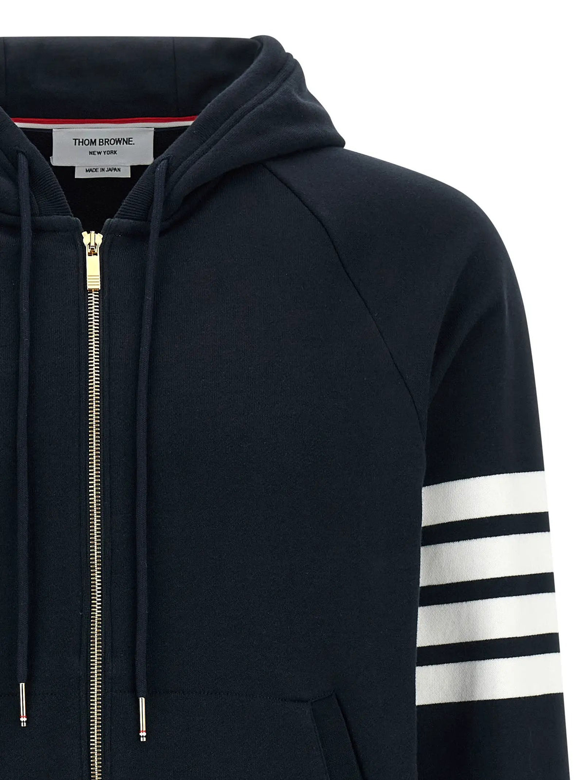 Thom Browne Blue Cotton Sweatshirt