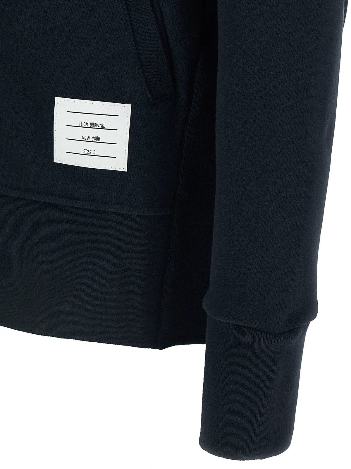 Thom Browne Blue Cotton Sweatshirt