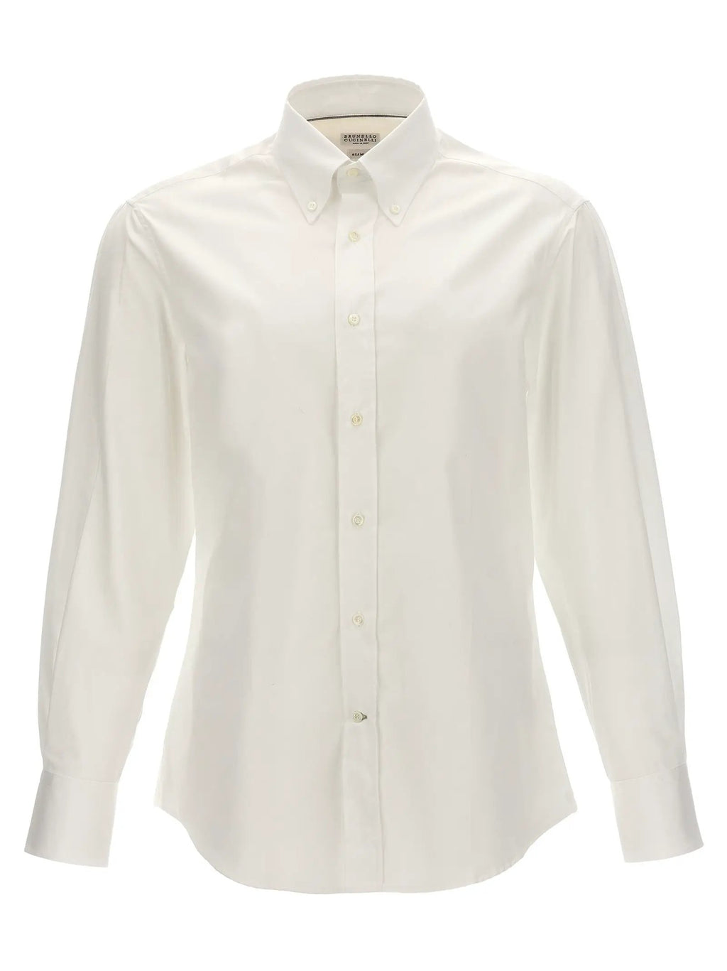 Brunello Cucinelli White Cotton Blouse