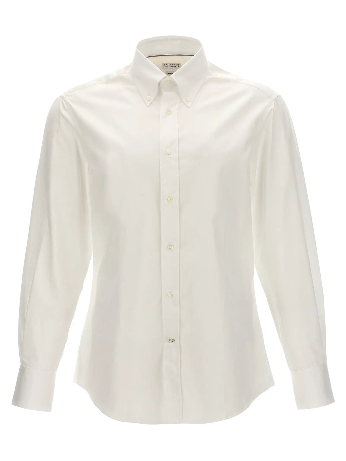 Brunello Cucinelli White Cotton Blouse