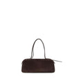 Khaite Khaite Burgundy Calf Leather Bos Taurus Shoulder Bag