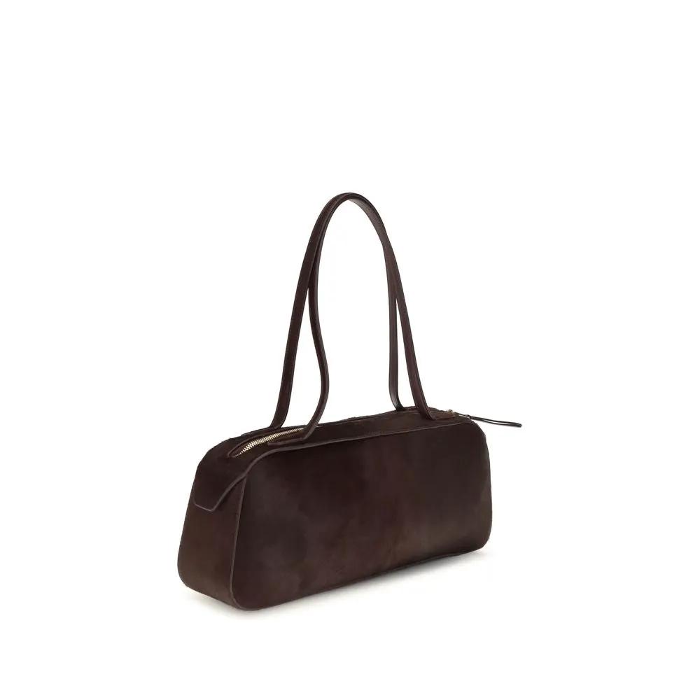 Khaite Khaite Burgundy Calf Leather Bos Taurus Shoulder Bag