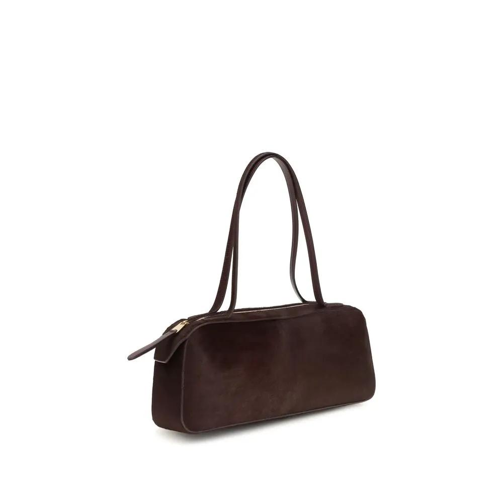 Khaite Khaite Burgundy Calf Leather Bos Taurus Shoulder Bag