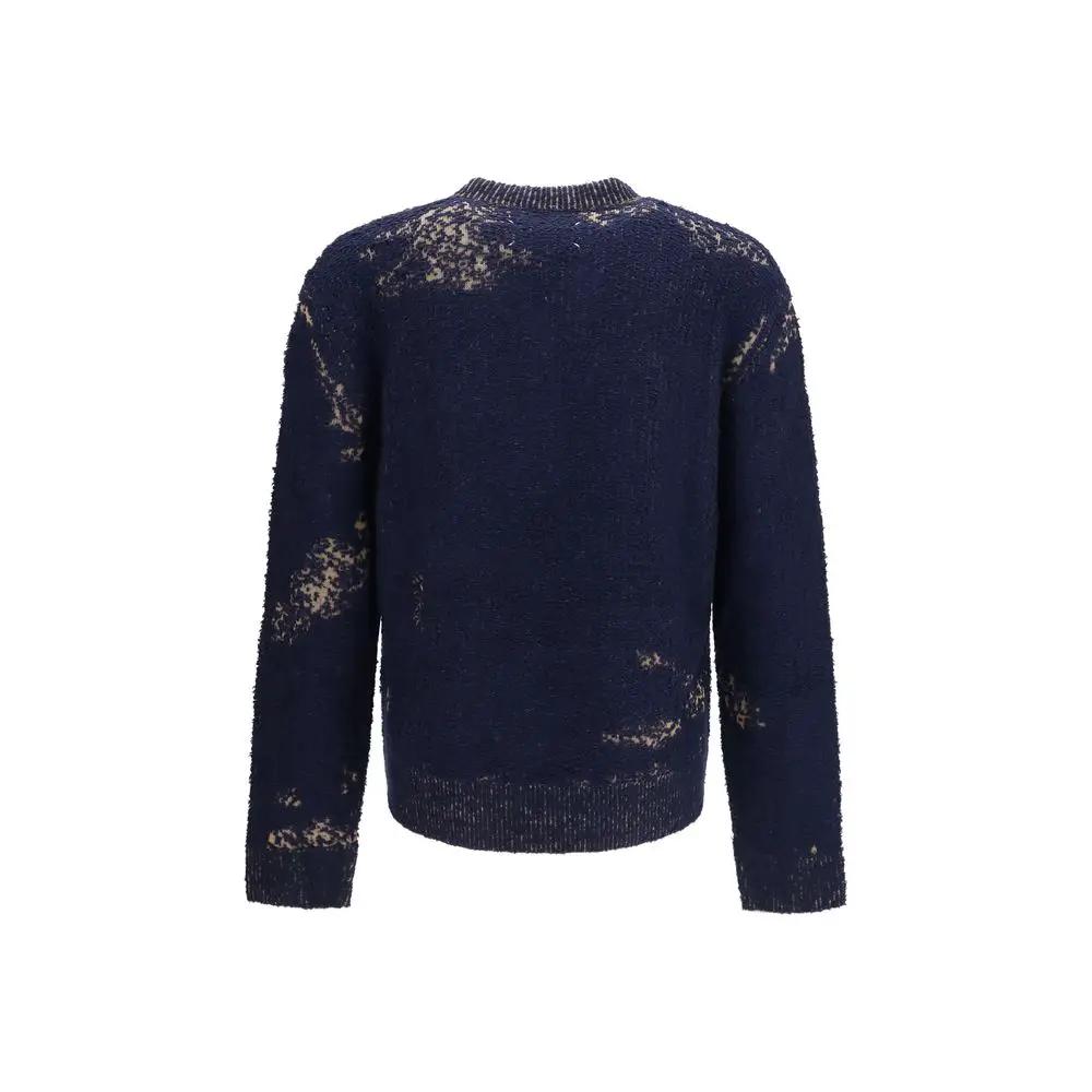 Maison Margiela Maison Margiela Blue Cotton Sweatshirt